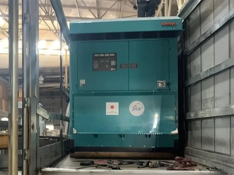 ウクライナ向け発電機